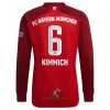 Officiële Voetbalshirt FC Bayern München Joshua Kimmich 6 Thuis 2021-22 Lange Mouw - Heren